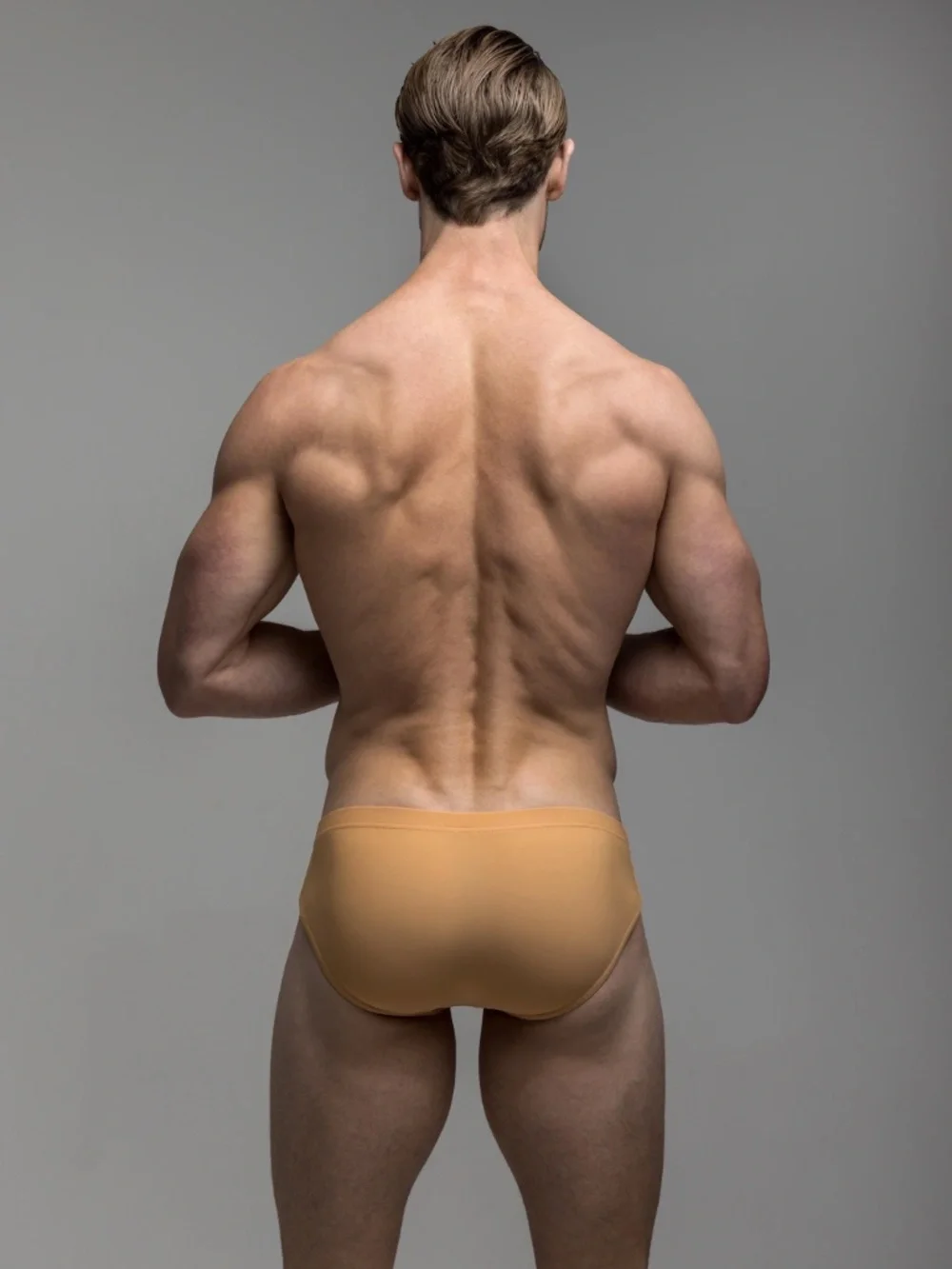 NWT Todd Sanfield Freestyle Deep Swim Brief Sand Size Large (L)